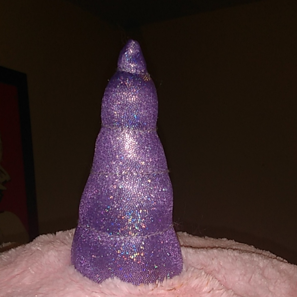 Fuzzy Unicorn Mask - Picture 3 of 4